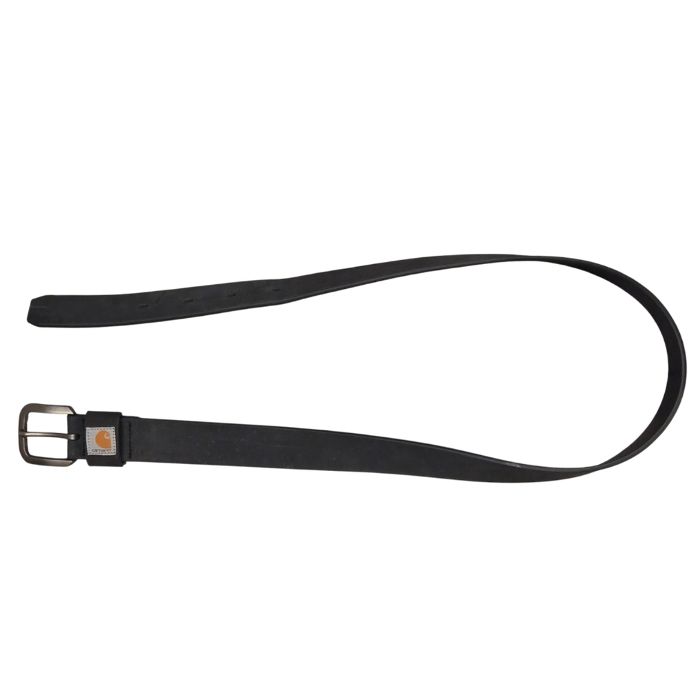 NWT Carhartt Womens Full Grain Leather Black Belt Size Medium - Picture 3 of 5